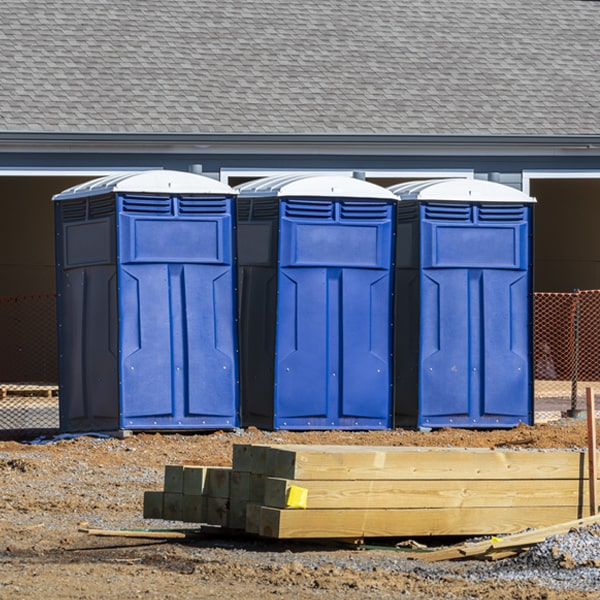 how can i report damages or issues with the portable restrooms during my rental period in Banner Kentucky